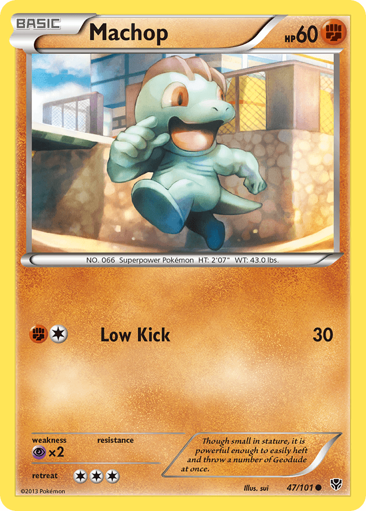 Machop Pokémon card