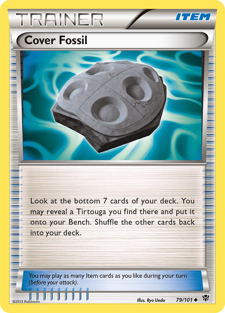 Cover Fossil Pokémon card
