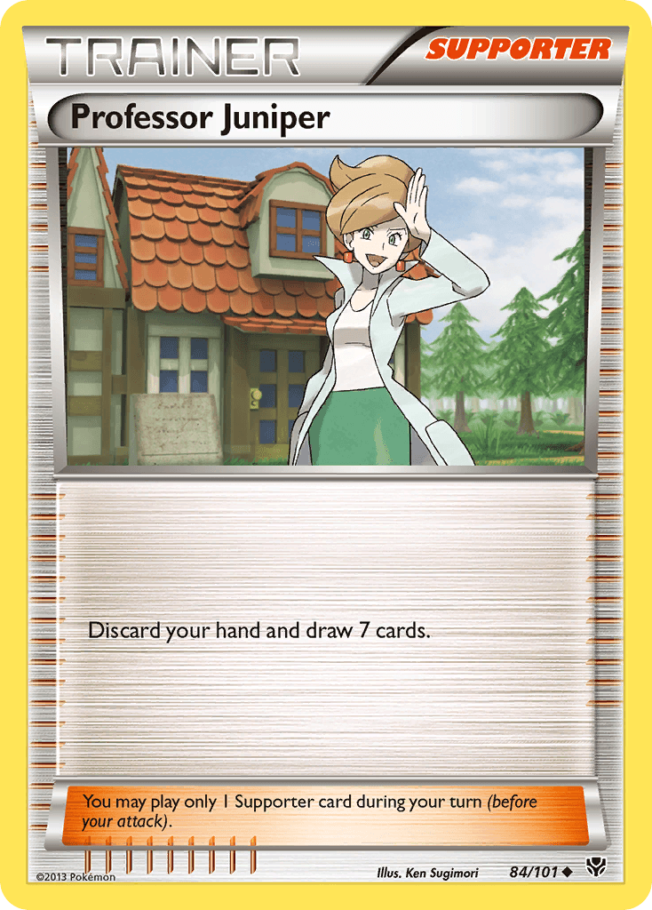 Professor Juniper Pokémon card