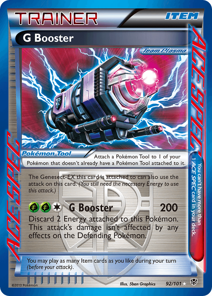G Booster Pokémon card