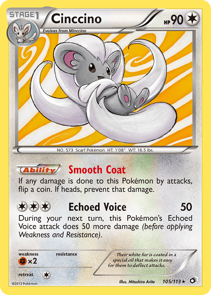 Cinccino Pokémon card