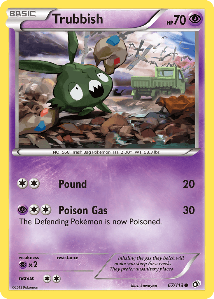 Trubbish Pokémon card