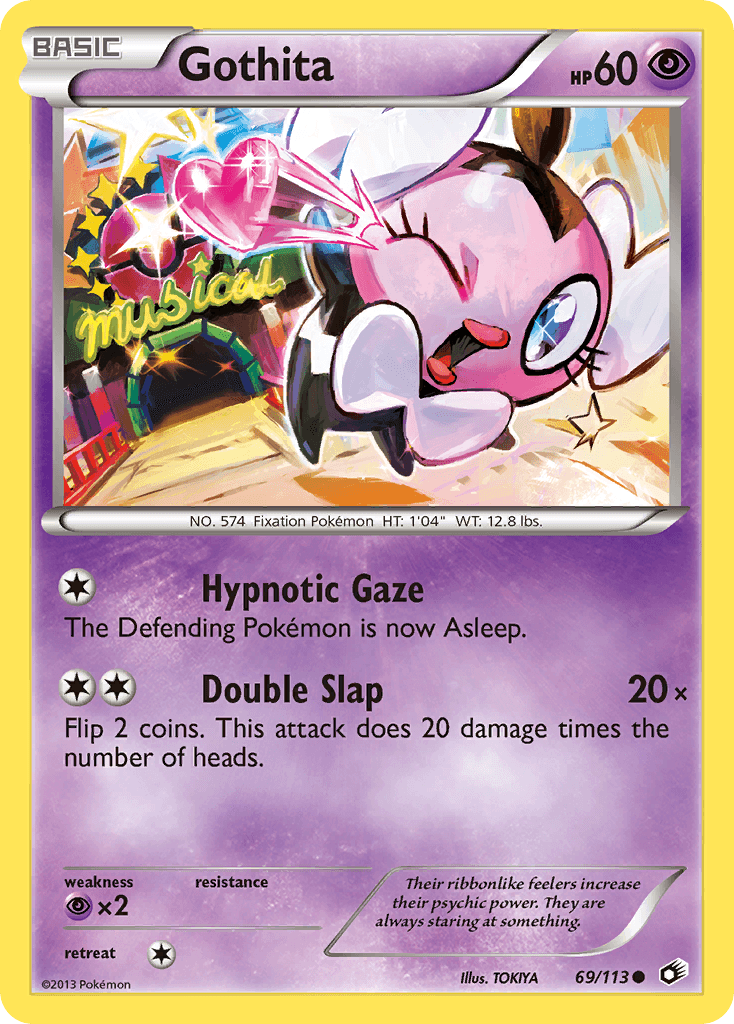Gothita Pokémon card