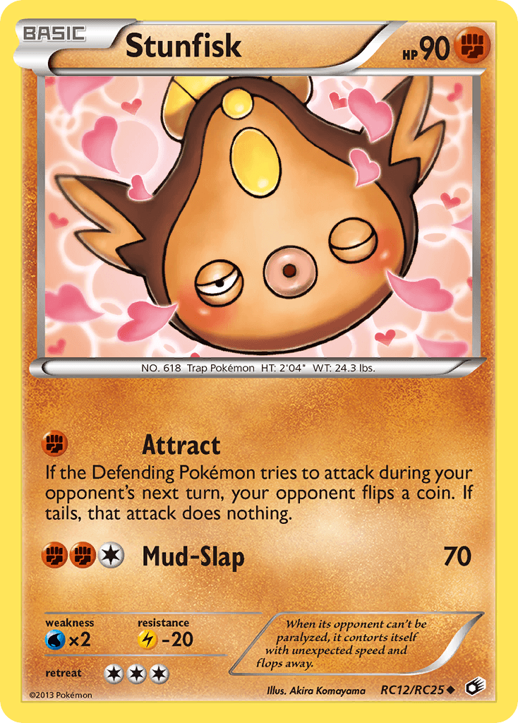 Stunfisk Pokémon card