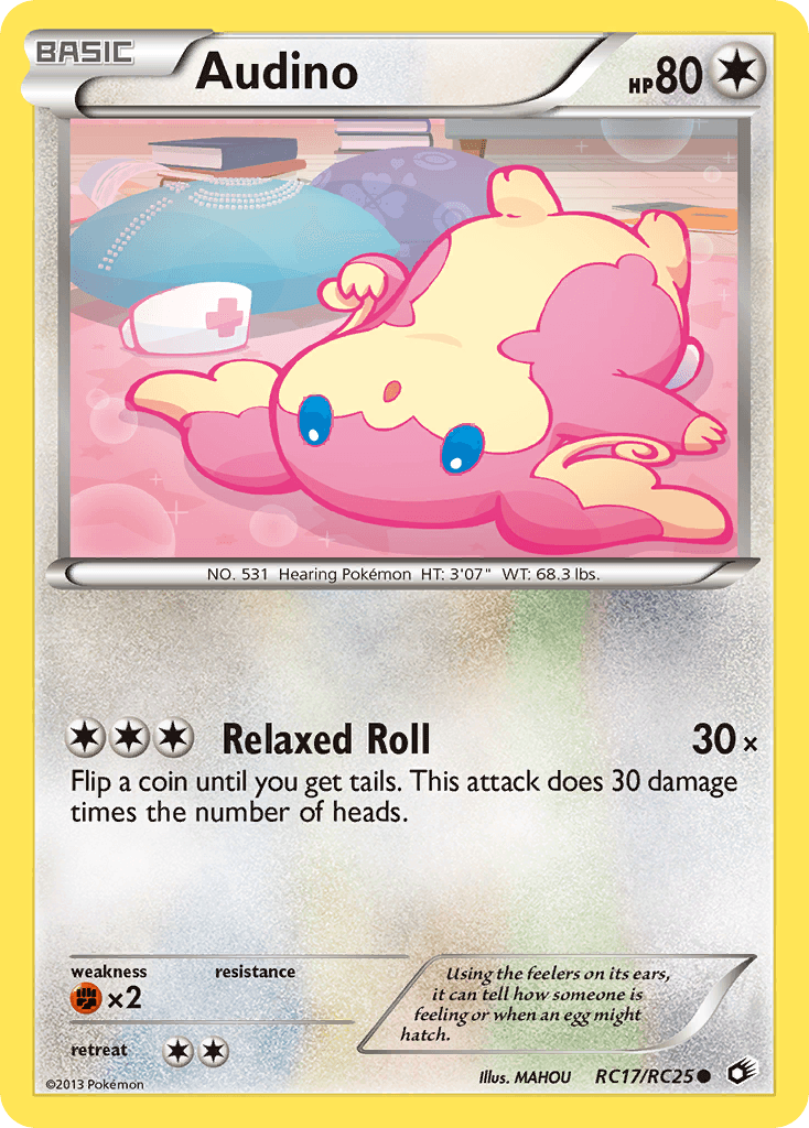 Audino Pokémon card