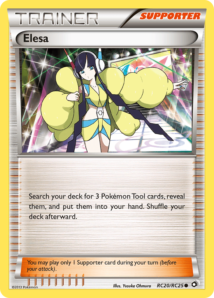 Elesa Pokémon card