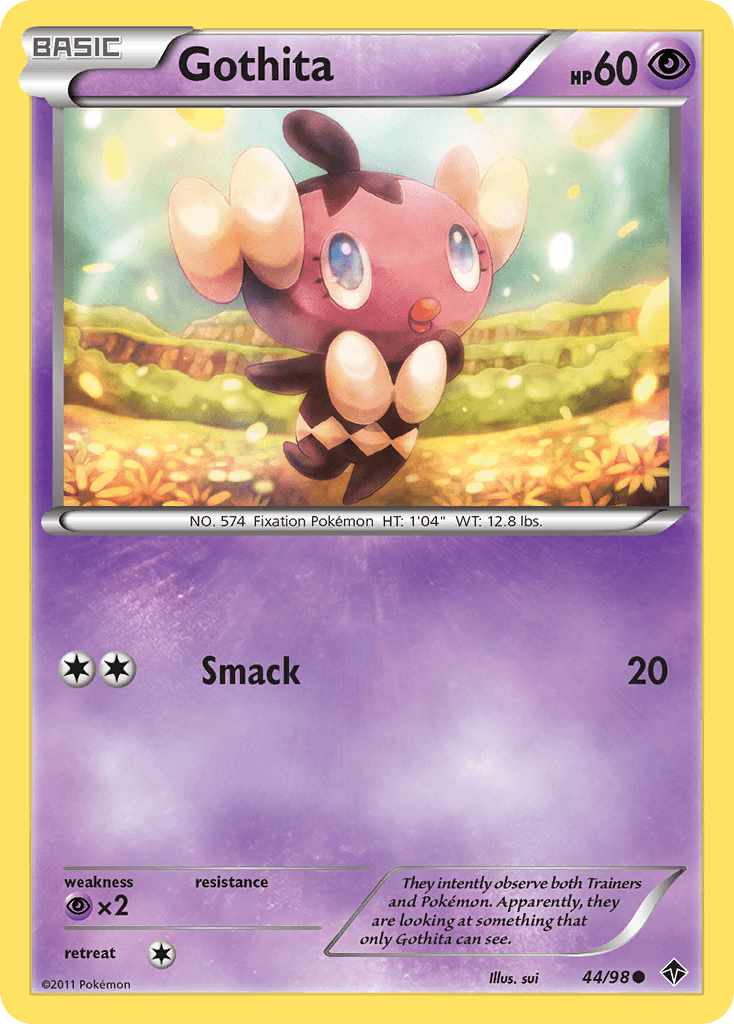 Gothita Pokémon card