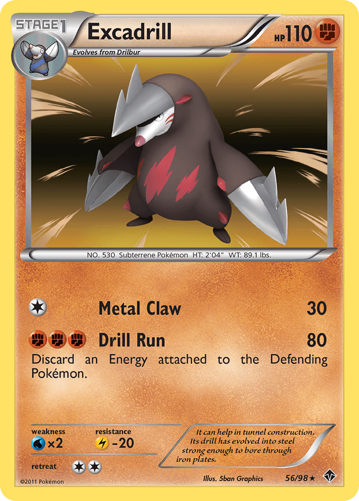Excadrill Pokémon card