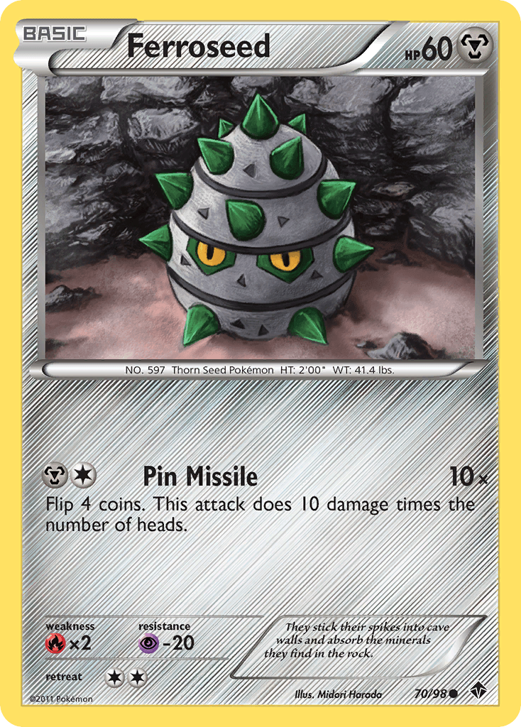 Ferroseed Pokémon card