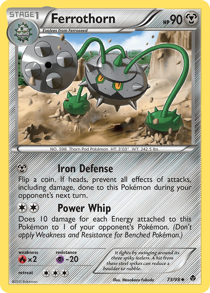 Ferrothorn Pokémon card