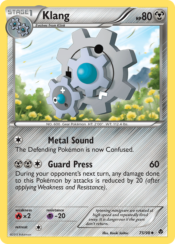 Klang Pokémon card