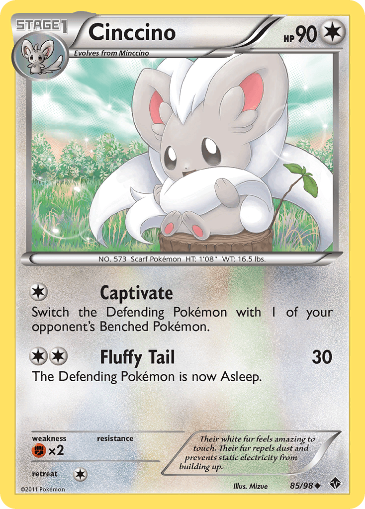 Cinccino Pokémon card