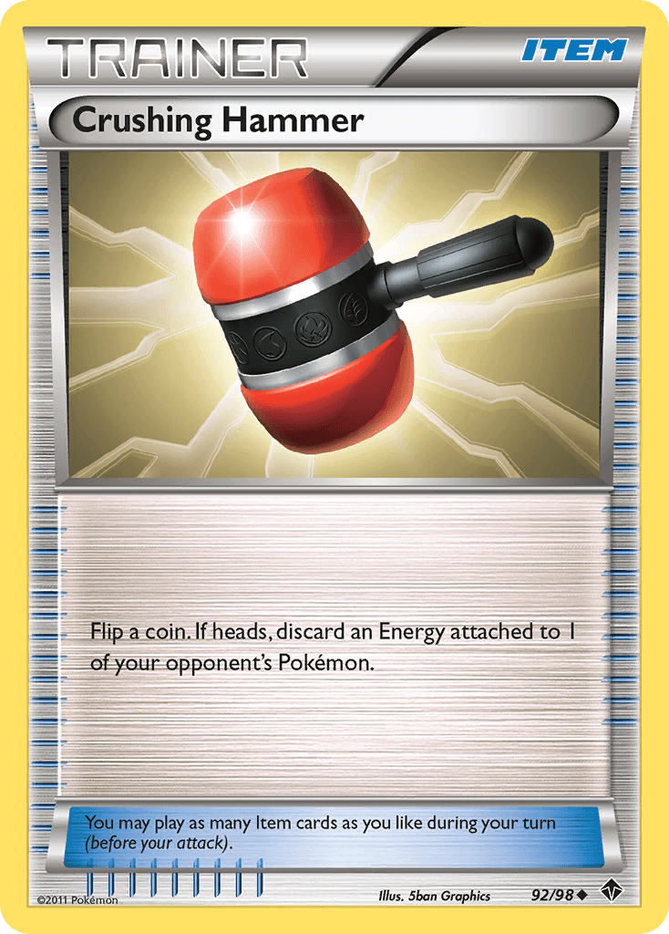 Crushing Hammer Pokémon card