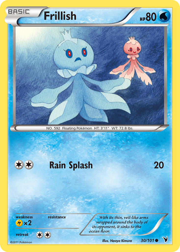 Frillish Pokémon card
