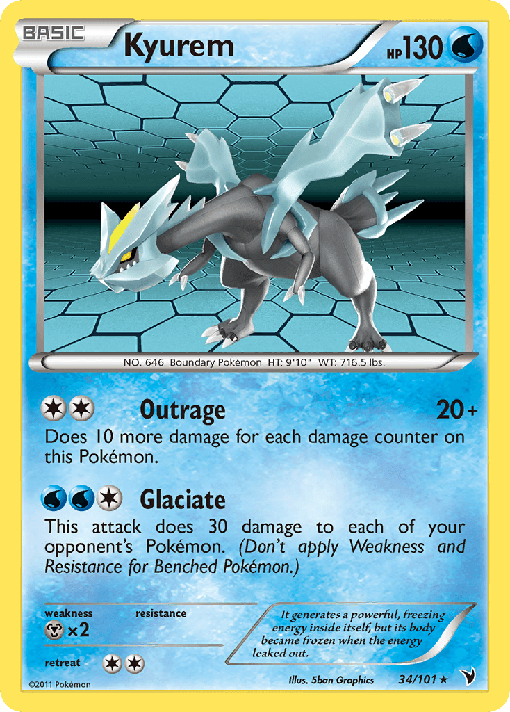 Kyurem Pokémon card