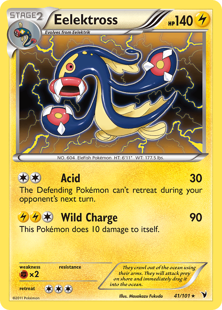 Eelektross Pokémon card