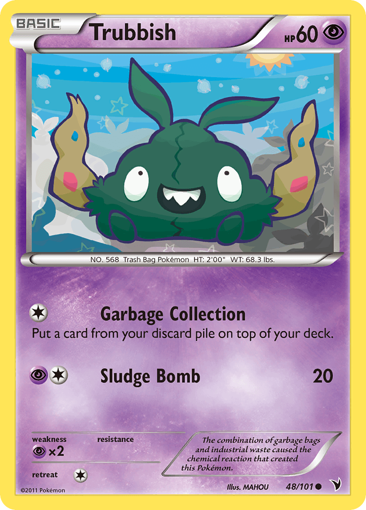 Trubbish Pokémon card