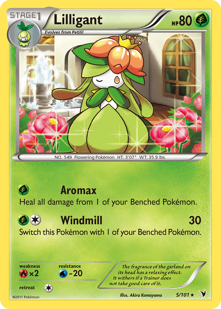 Lilligant Pokémon card