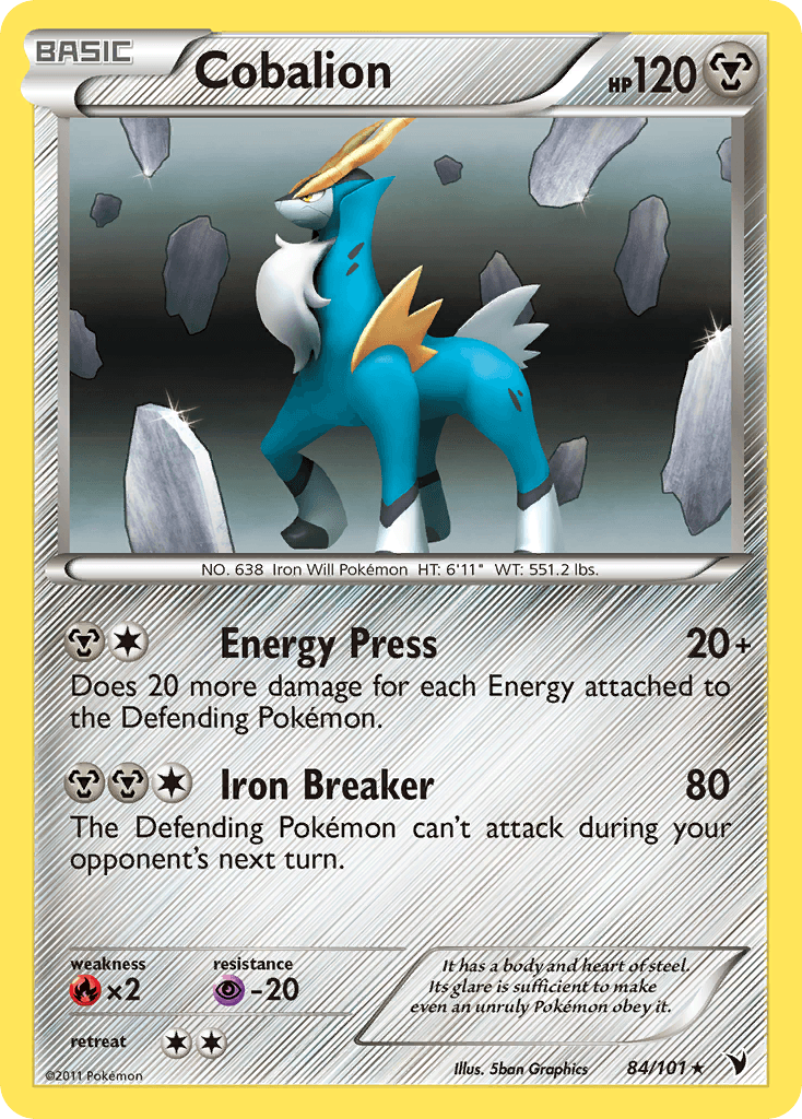 Cobalion Pokémon card