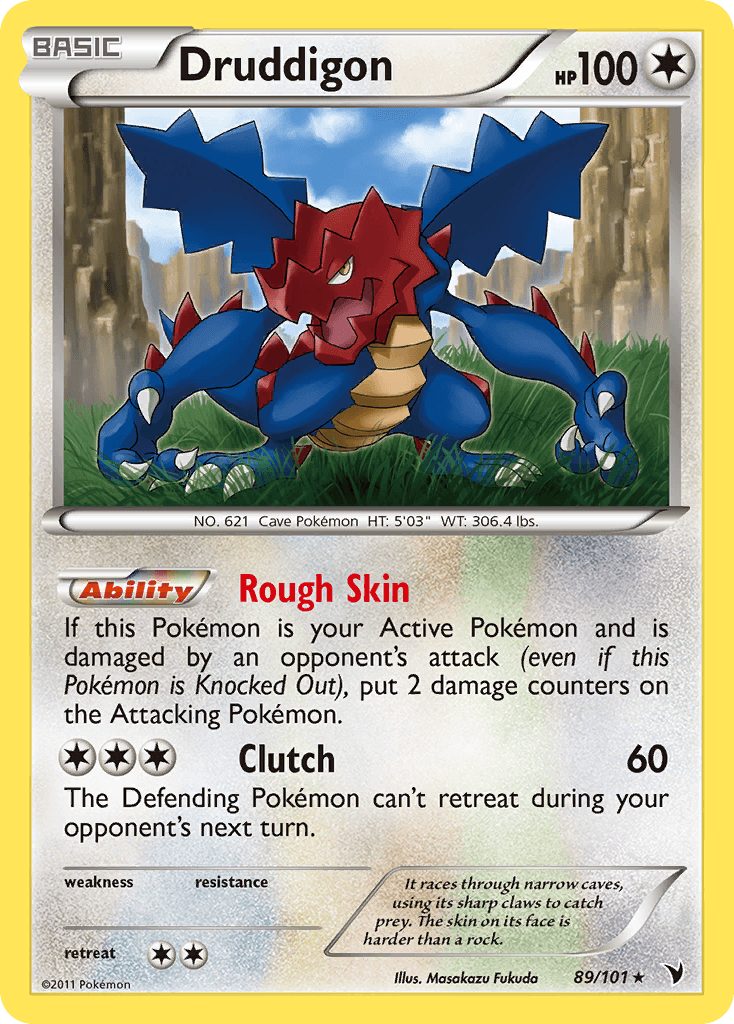 Druddigon Pokémon card