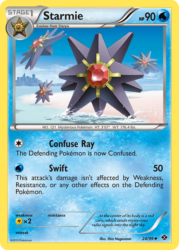 Starmie Pokémon card