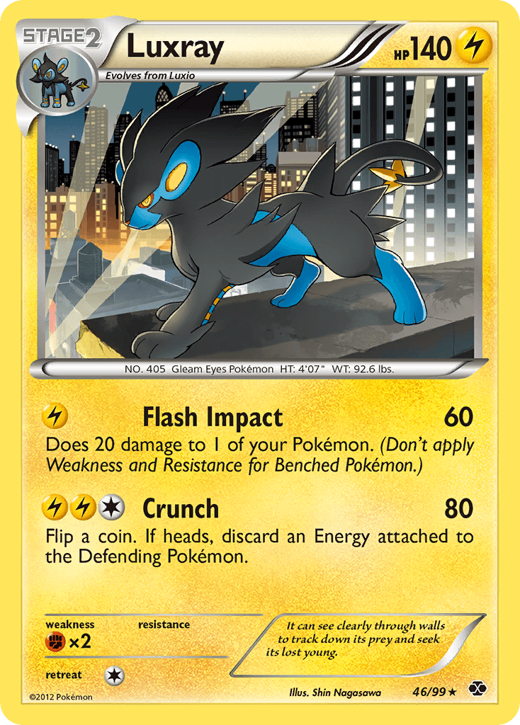 Luxray Pokémon card