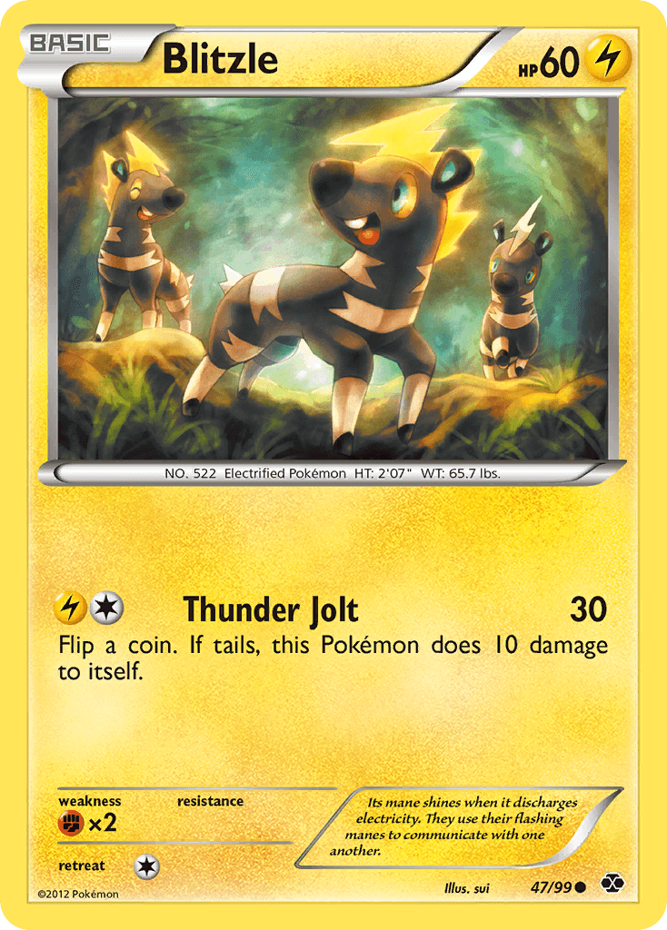 Blitzle Pokémon card
