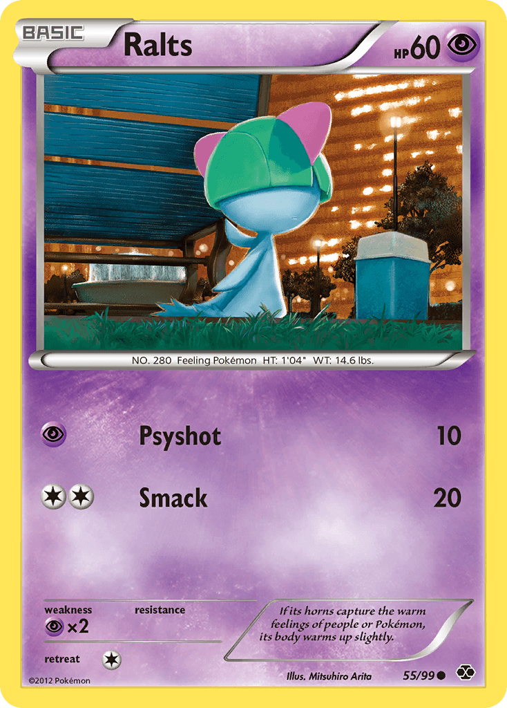 Ralts Pokémon card