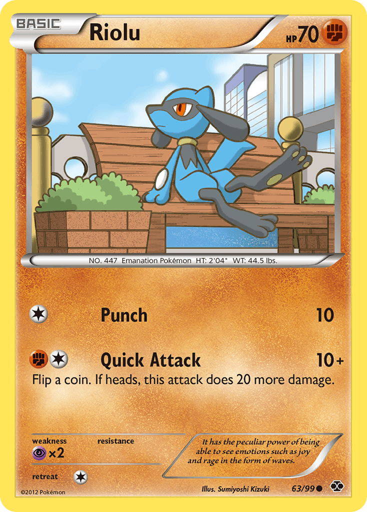 Riolu Pokémon card