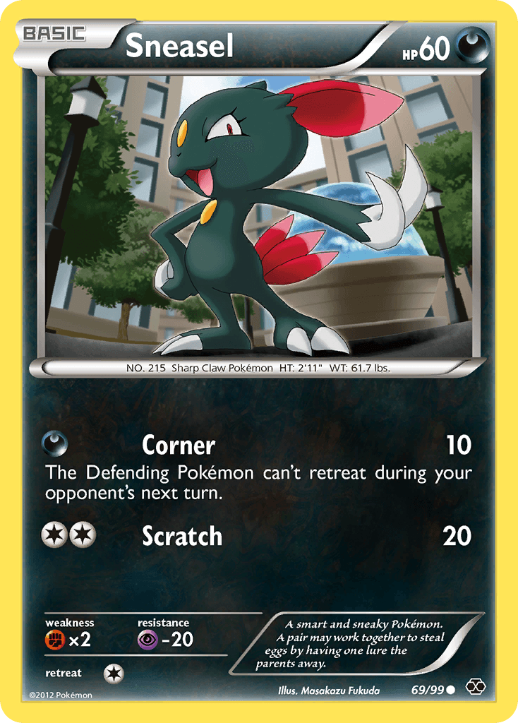 Sneasel Pokémon card