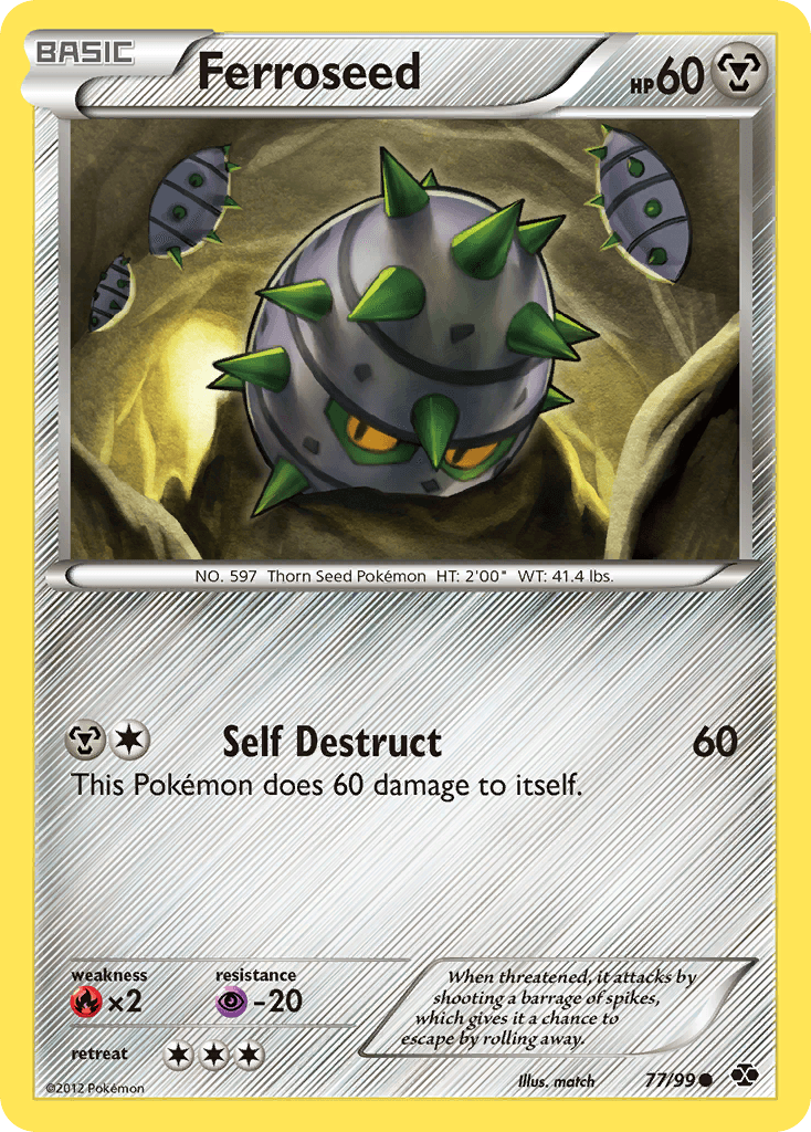 Ferroseed Pokémon card