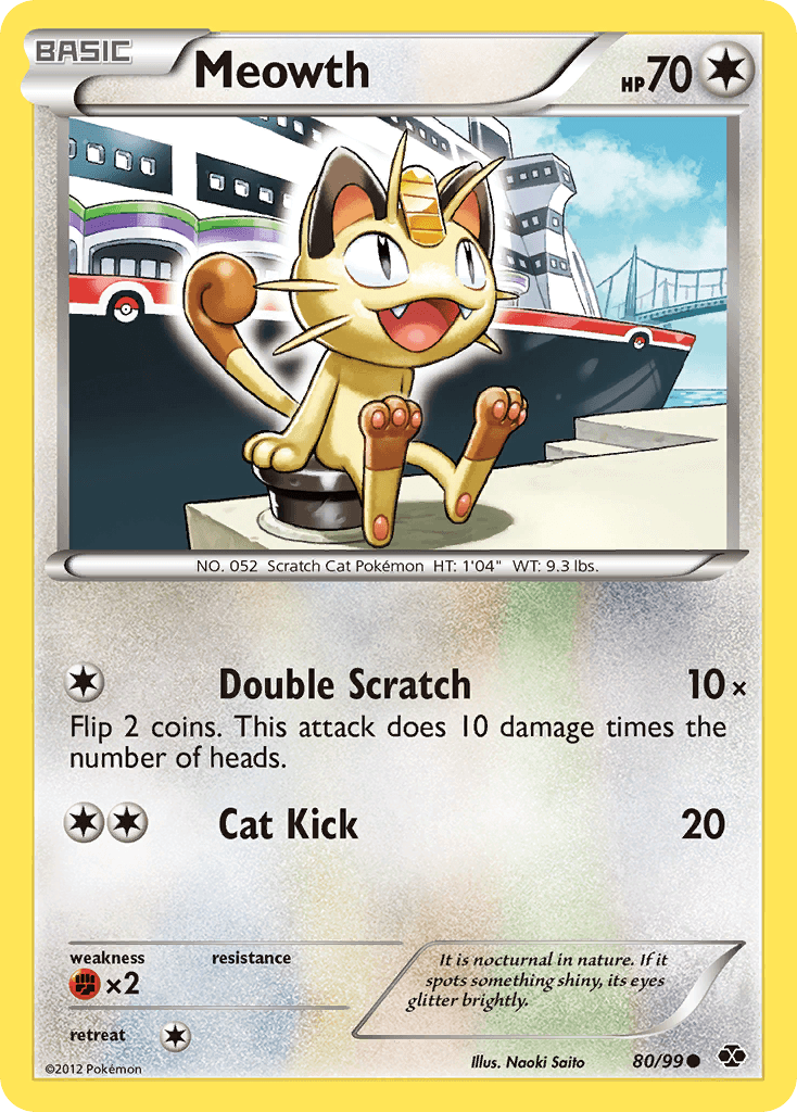 Meowth Pokémon card