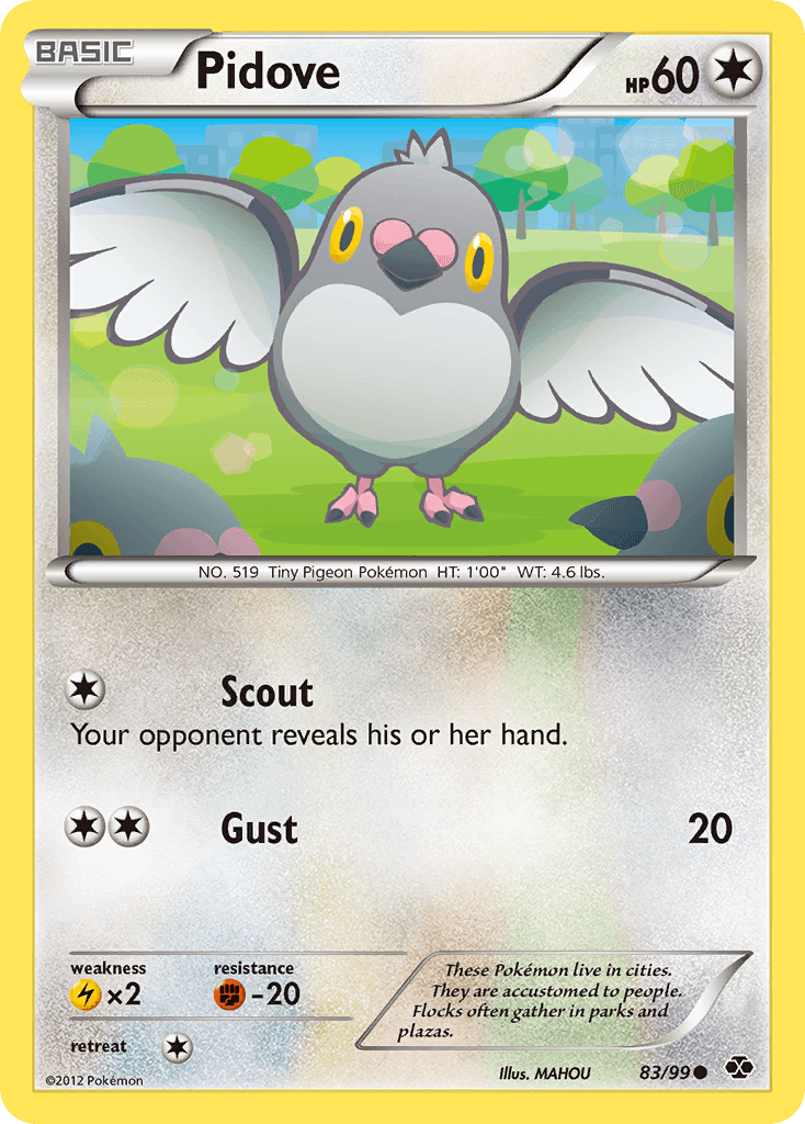 Pidove Pokémon card
