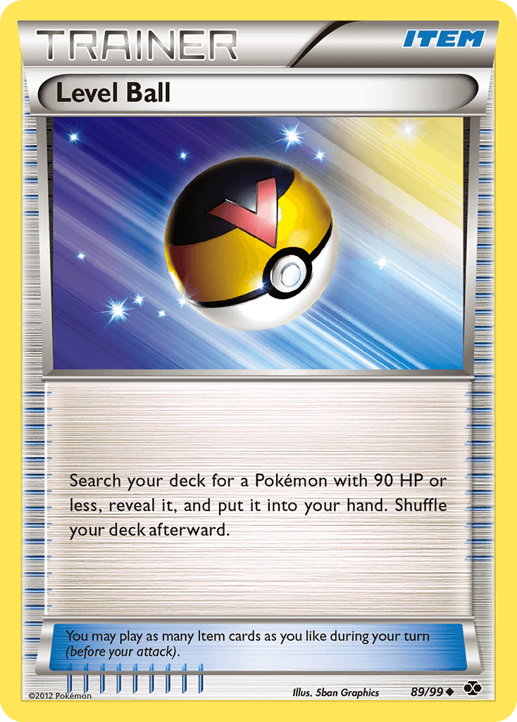 Level Ball Pokémon card