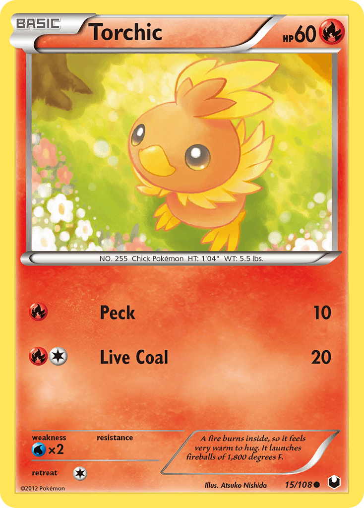Torchic Pokémon card