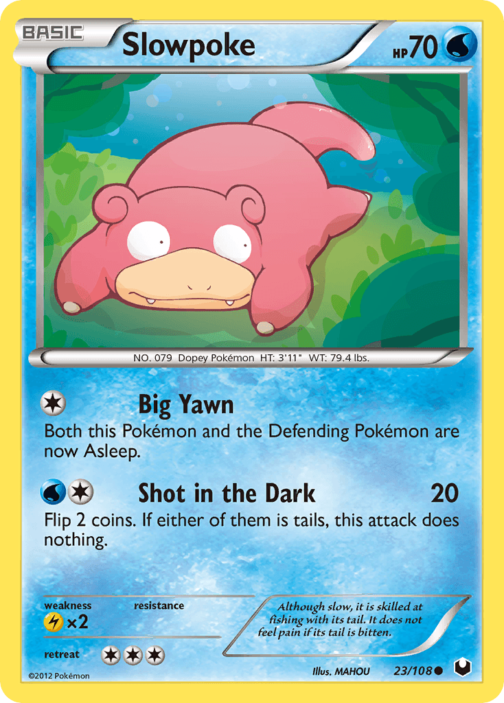 Slowpoke Pokémon card
