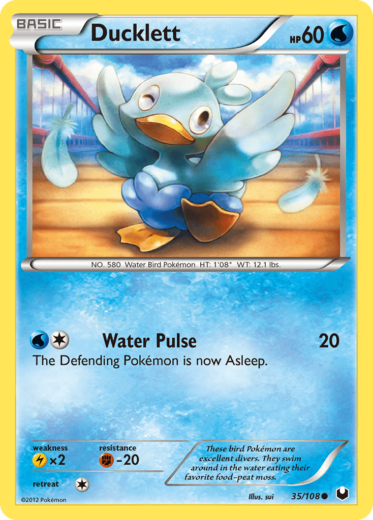 Ducklett Pokémon card
