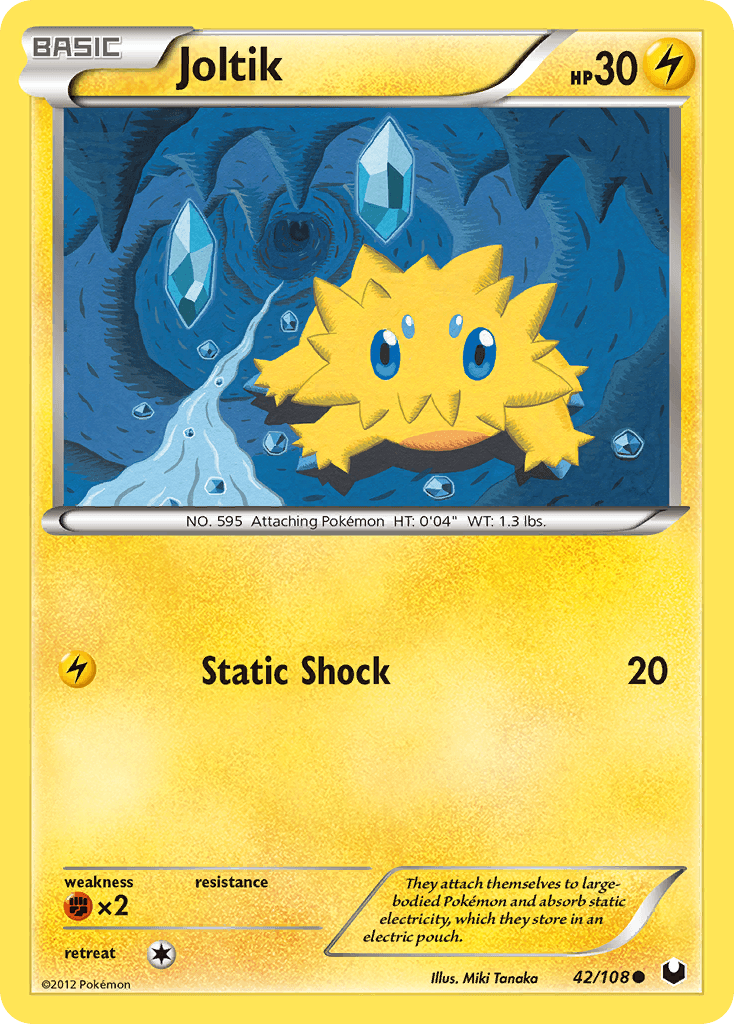Joltik Pokémon card