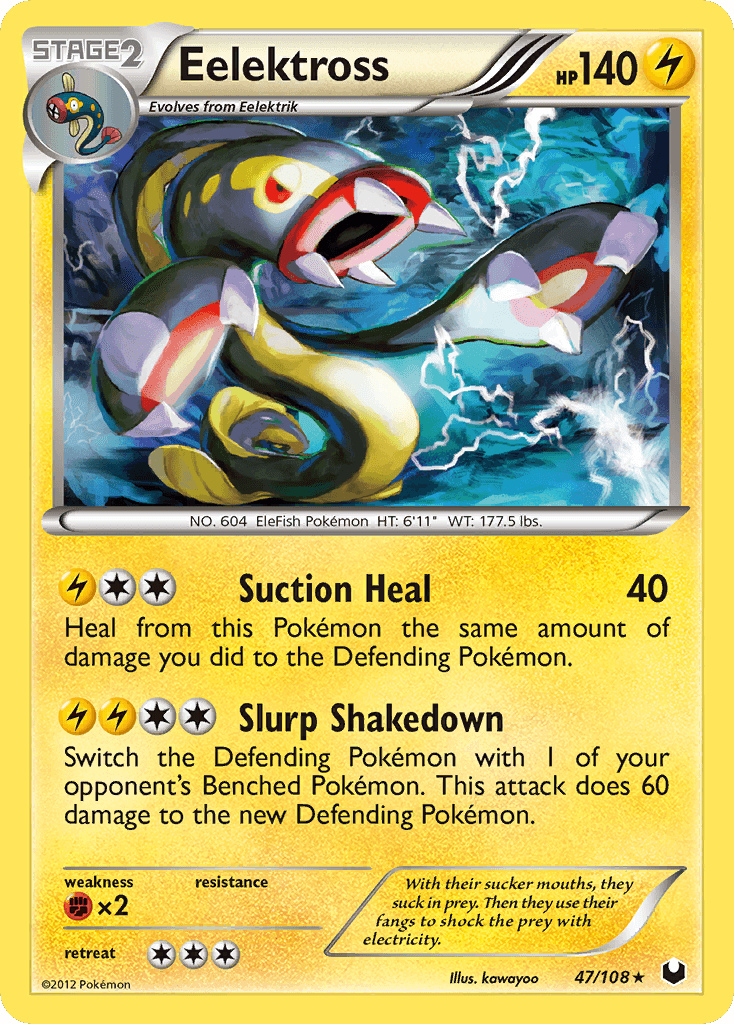 Eelektross Pokémon card