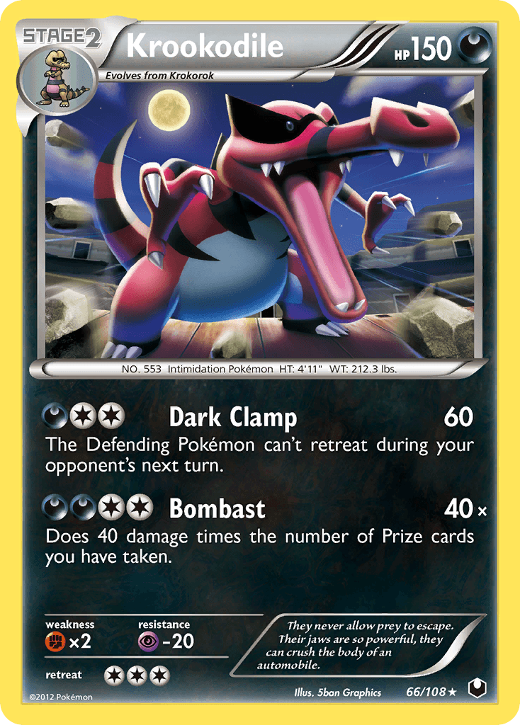 Krookodile Pokémon card