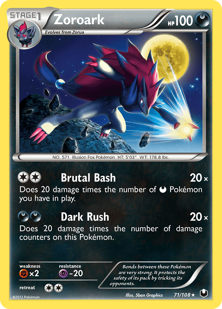 Zoroark Pokémon card