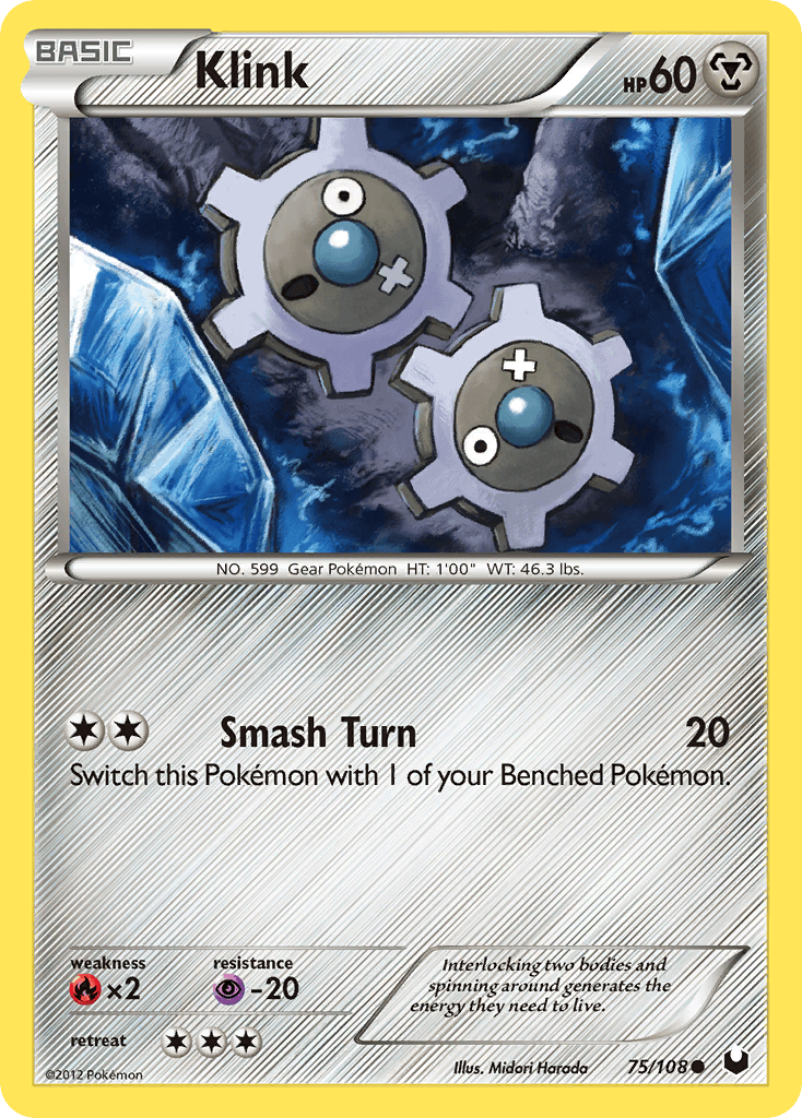 Klink Pokémon card
