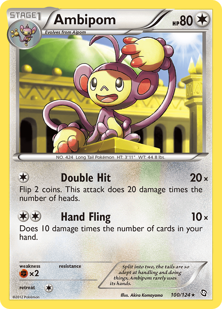 Ambipom Pokémon card