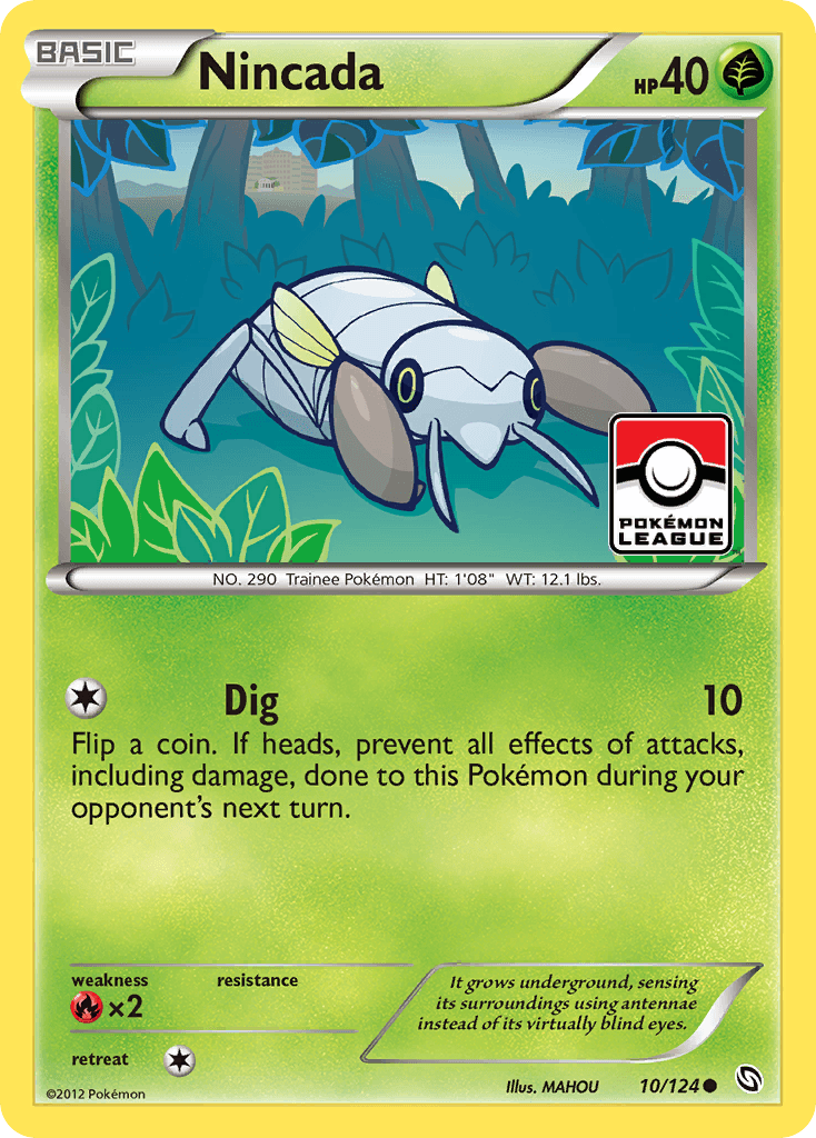 Nincada Pokémon card