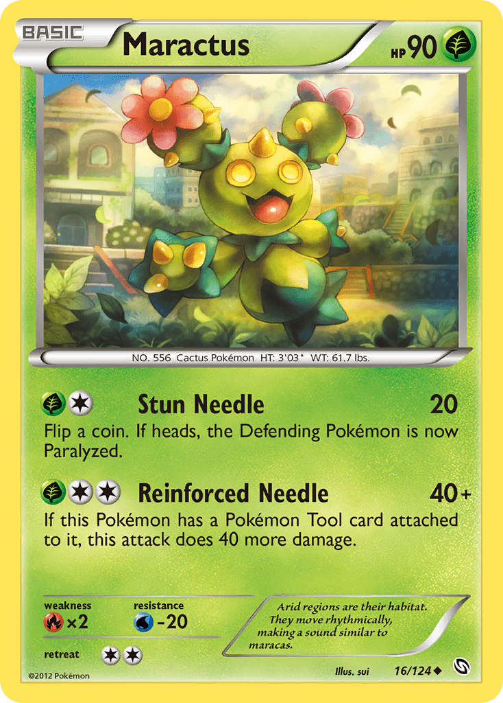 Maractus Pokémon card