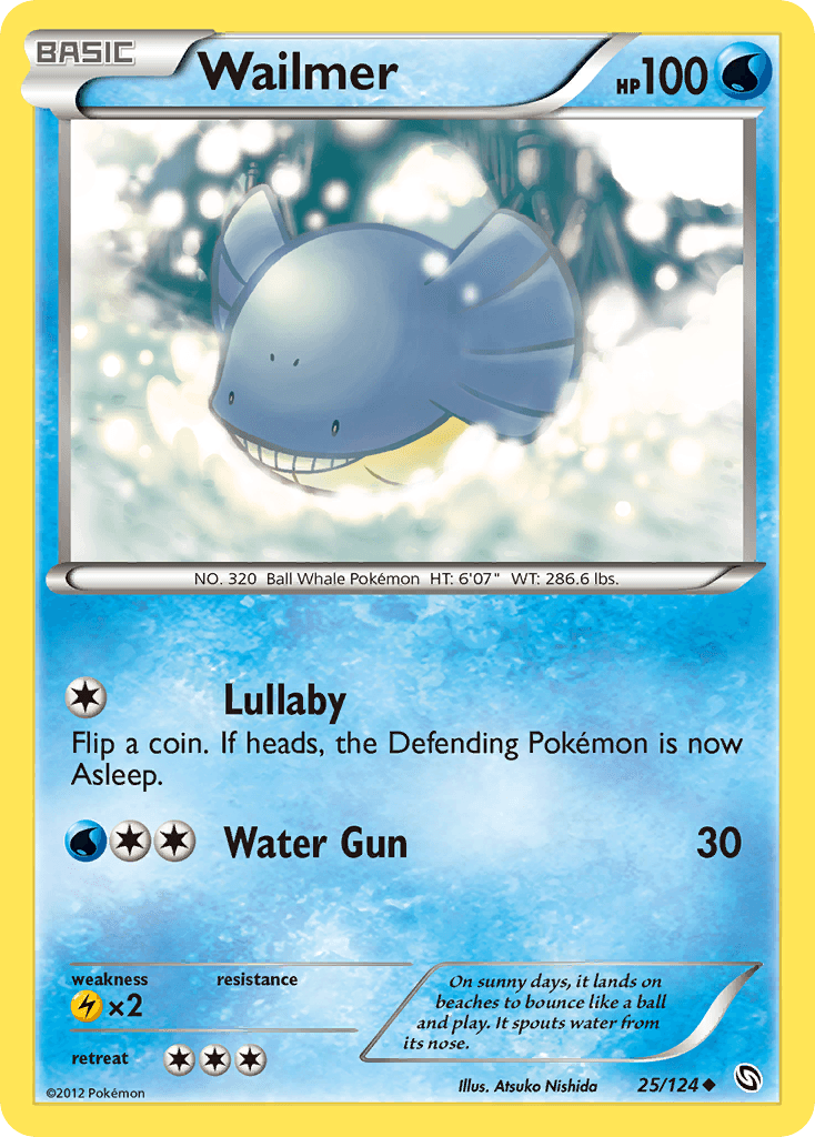 Wailmer Pokémon card