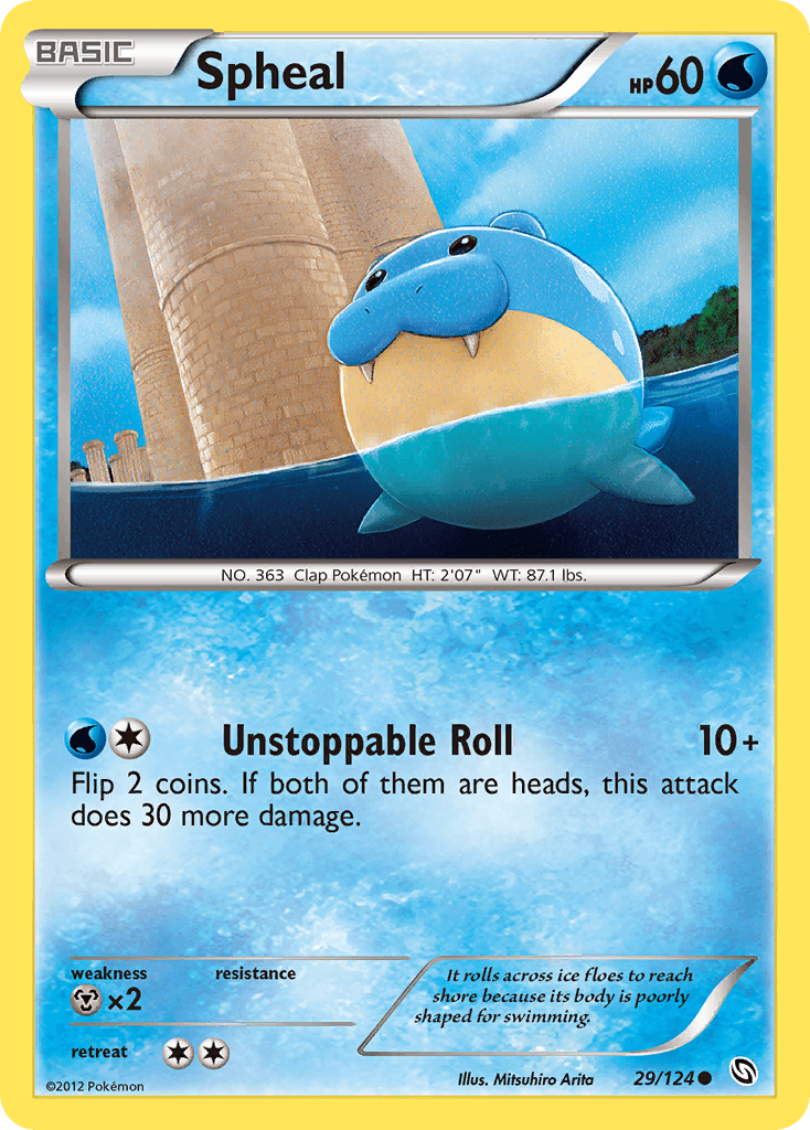 Spheal Pokémon card