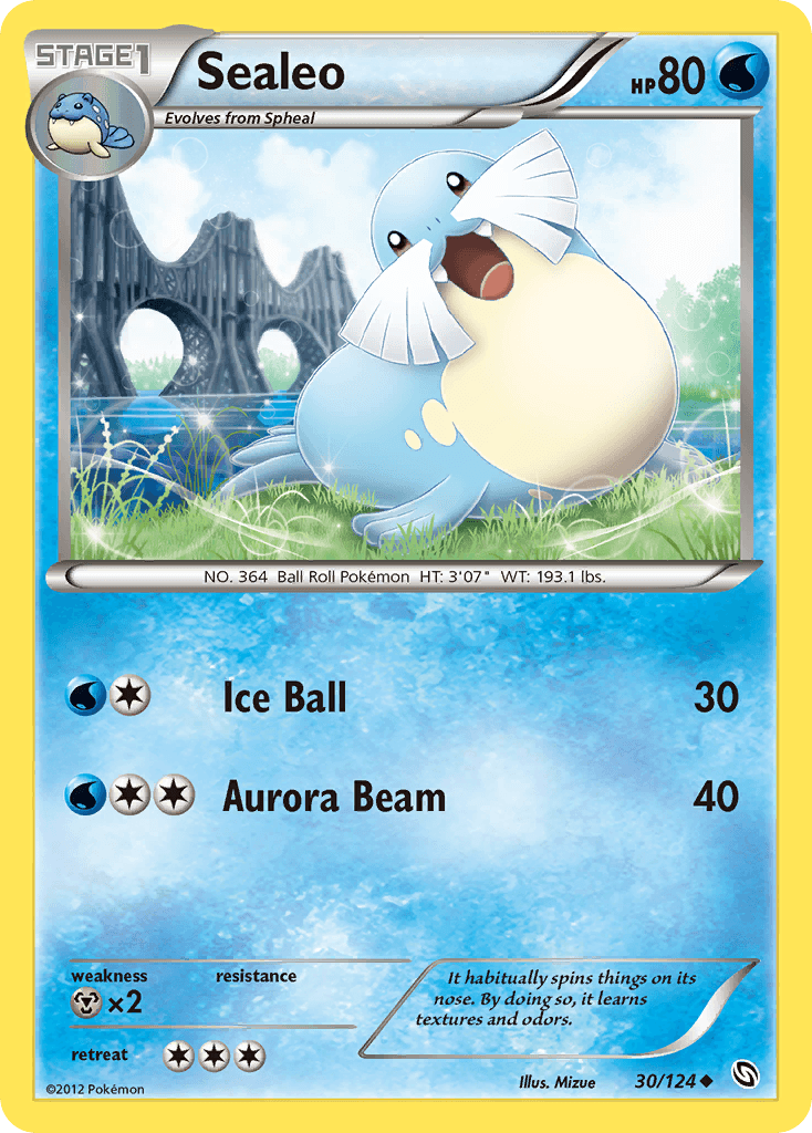 Sealeo Pokémon card