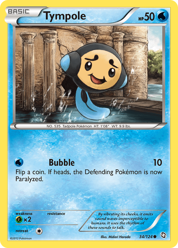 Tympole Pokémon card