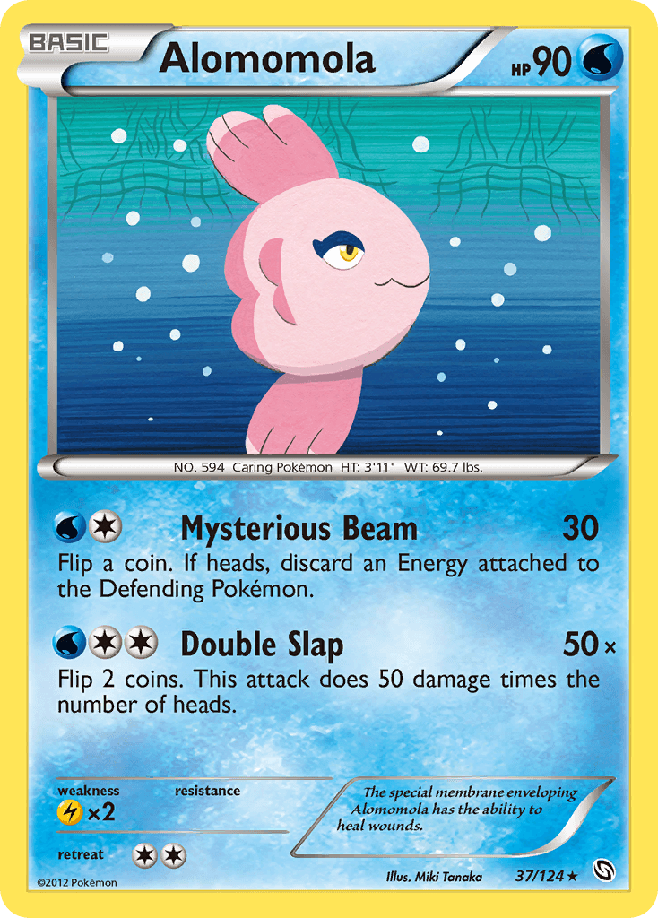 Alomomola Pokémon card